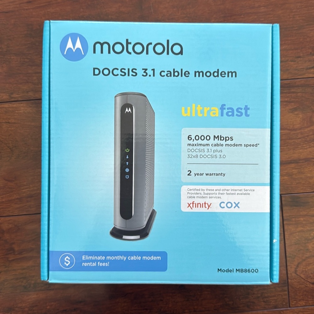 Motorola cable modem MB8600